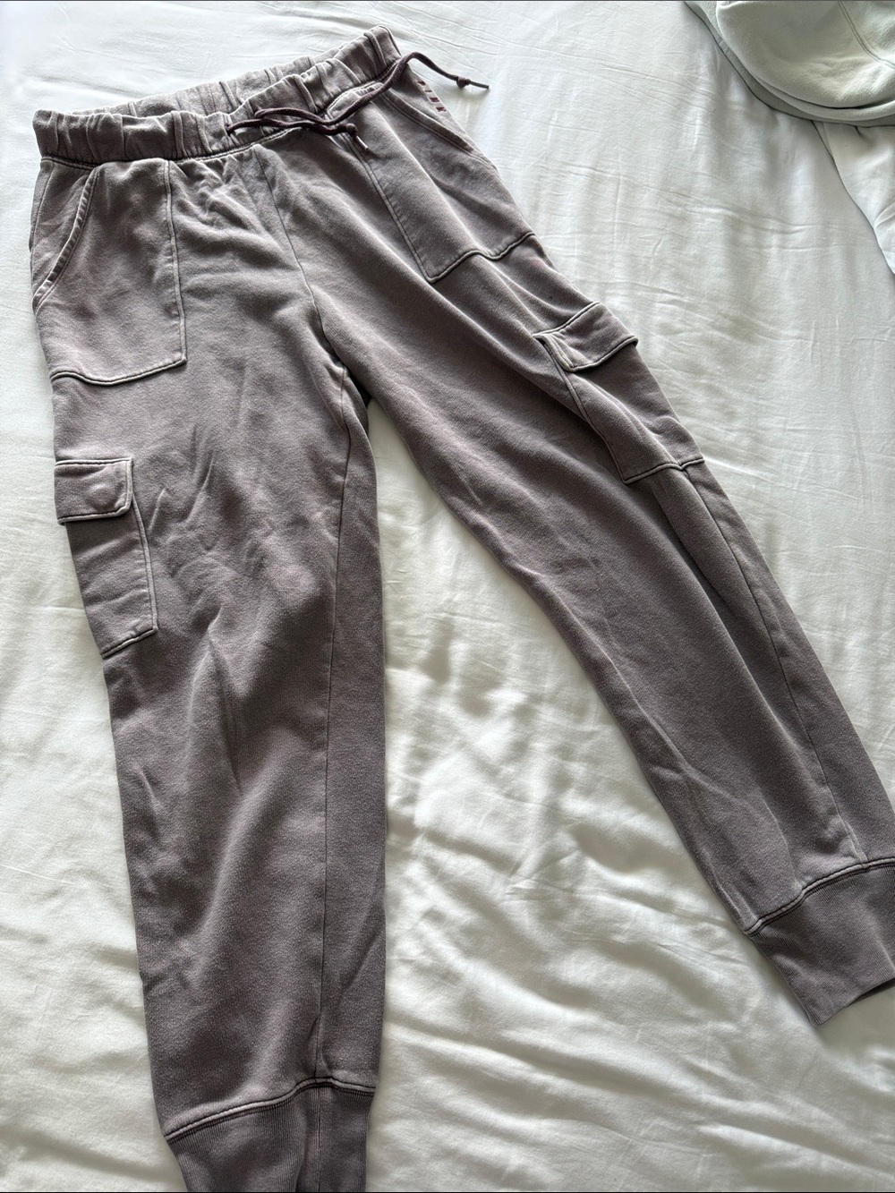 PINK Victoria's Secret Men's Cargo Joggers in Taupe
